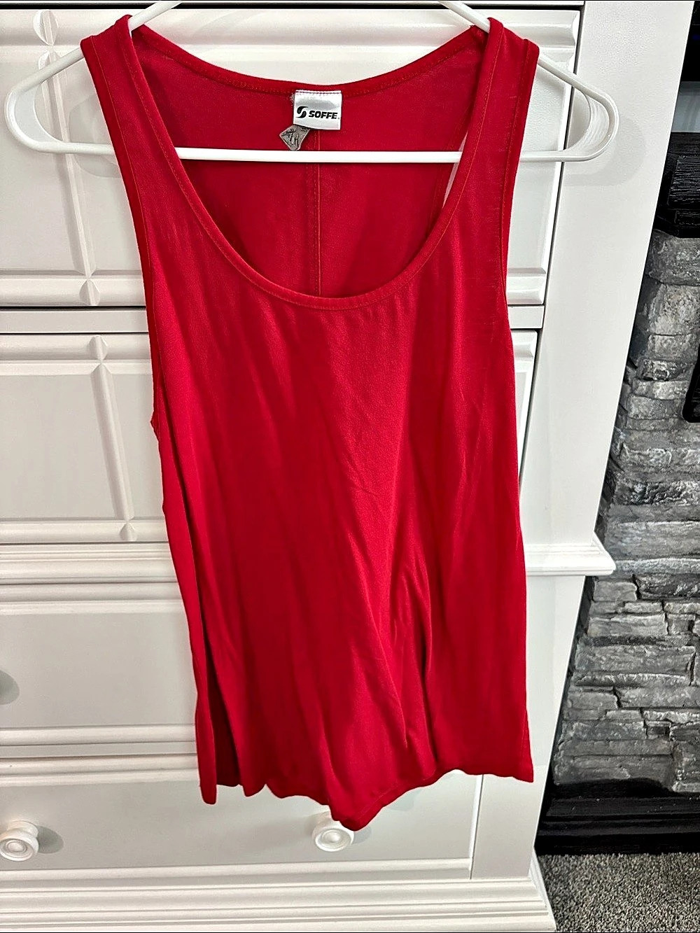 Soffe Red Tank Top Size Medium